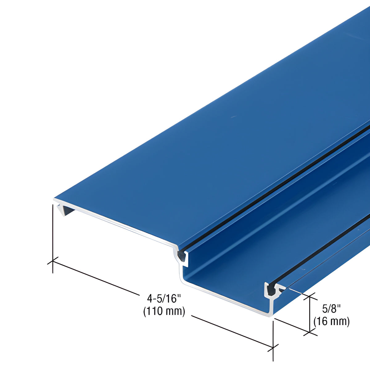 CRL-U.S. Aluminum Shallow Pocket Vertical Filler, Custom Paint - 24'-2"