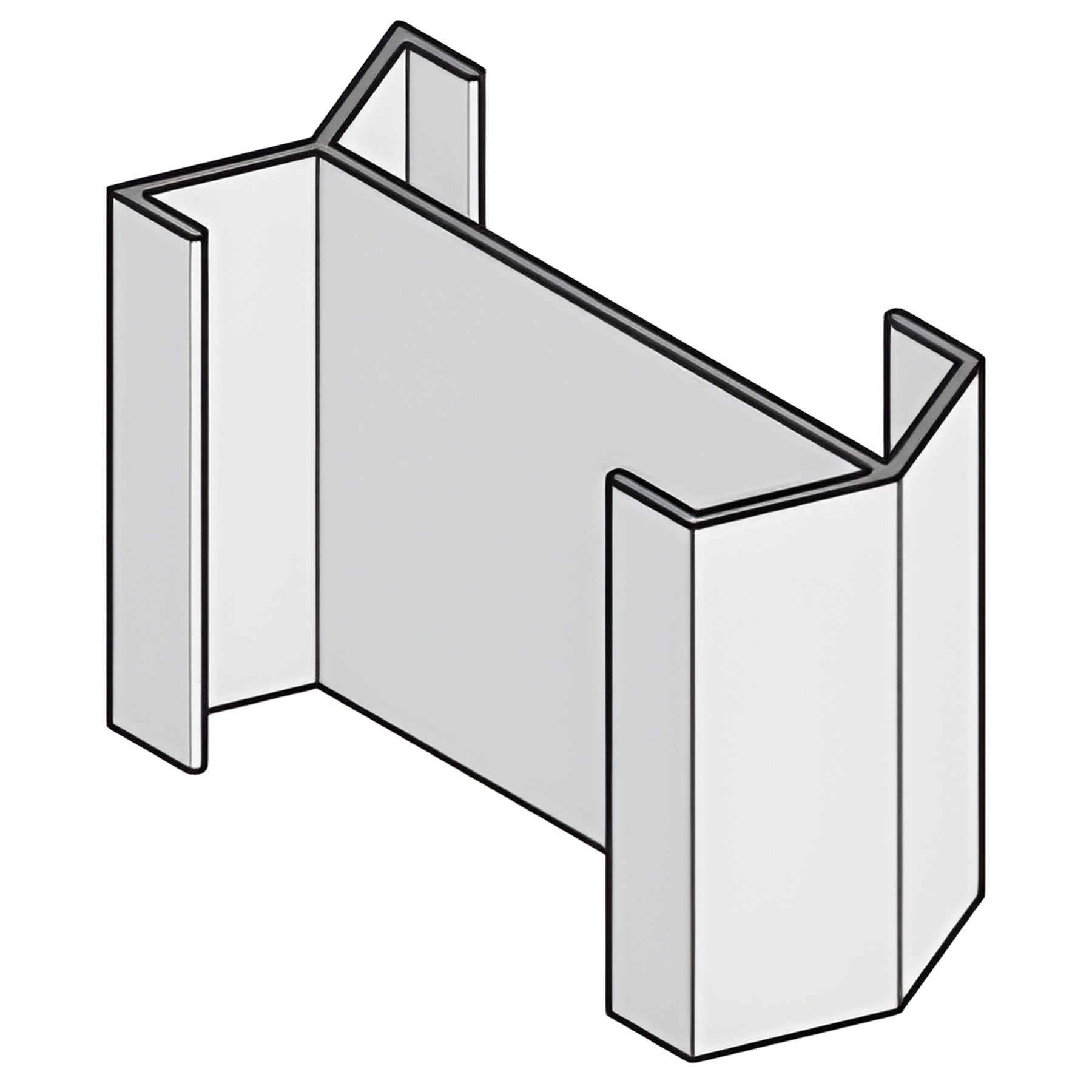 CRL-U.S. Aluminum Splice Sleeve for TW581 Mullions- 5/Pk