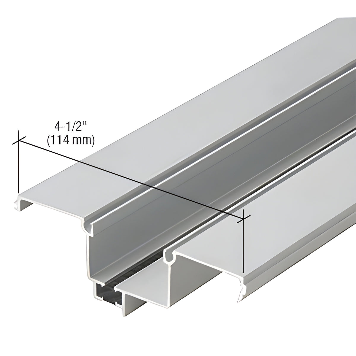 CRL-U.S. Aluminum Stacking Head Insert, Thermally Improved, Clear Anodized - 24'-2"