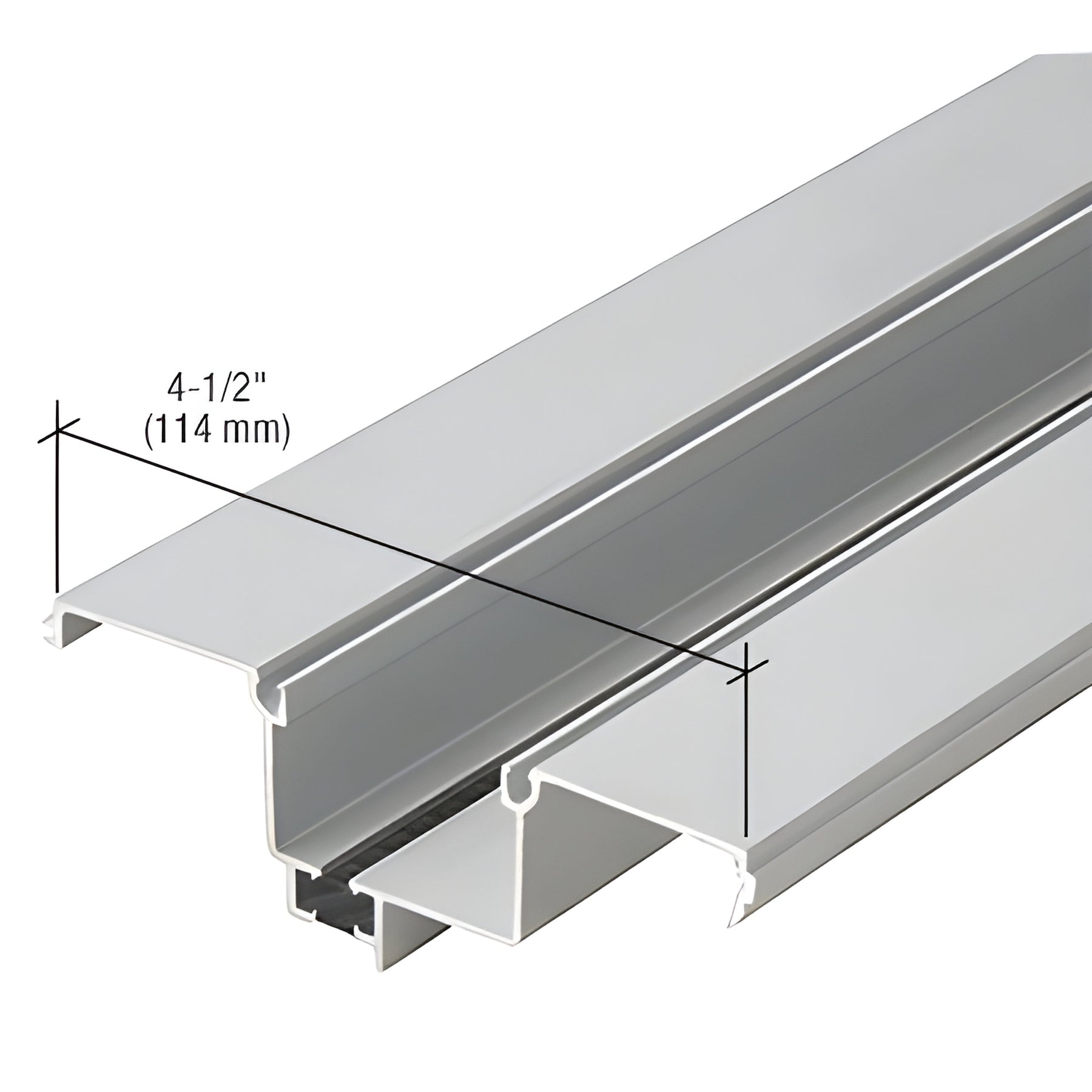 CRL-U.S. Aluminum Stacking Head Insert, Thermally Improved, Clear Anodized - 24'-2"
