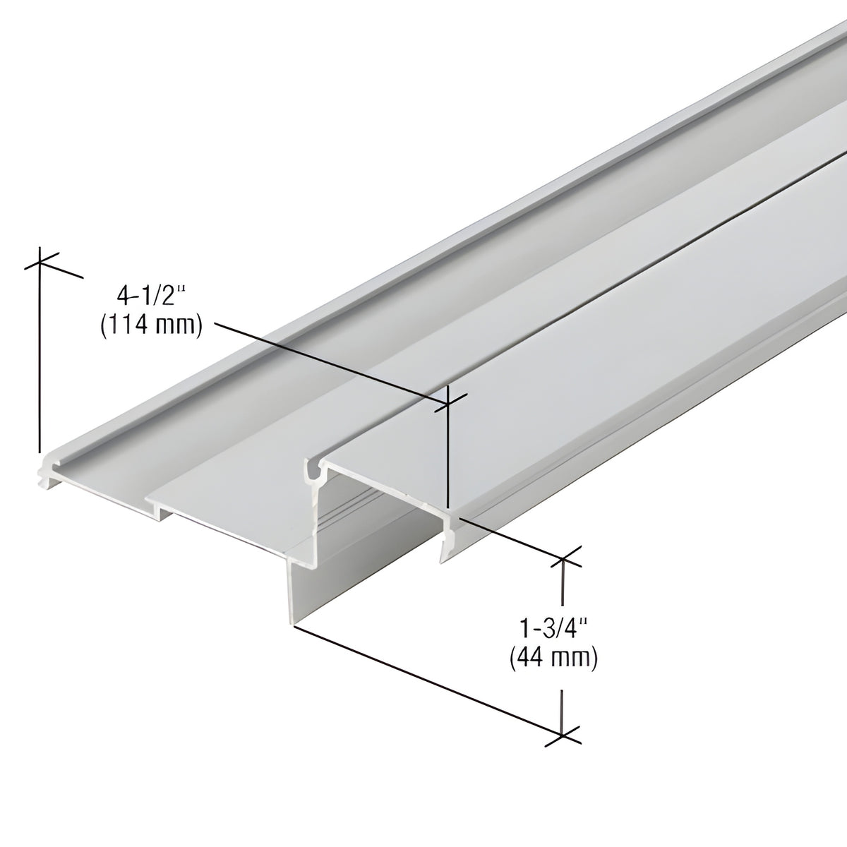 CRL-U.S. Aluminum Stacking Sill Insert, Clear Anodized - 24'-2"
