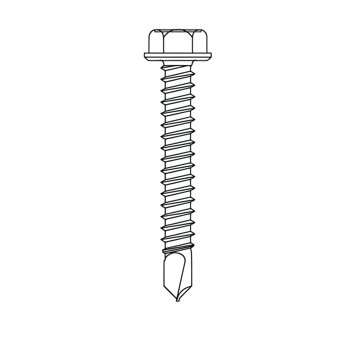 CRL-U.S. Aluminum StormWall XL 12-14 x 1-1/2" Pressure Bar Fastener