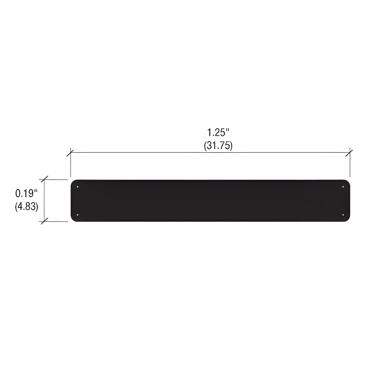 CRL-U.S. Aluminum StormWall XL EPDM Setting Block for 1-5/16" Glazing - Pk/100
