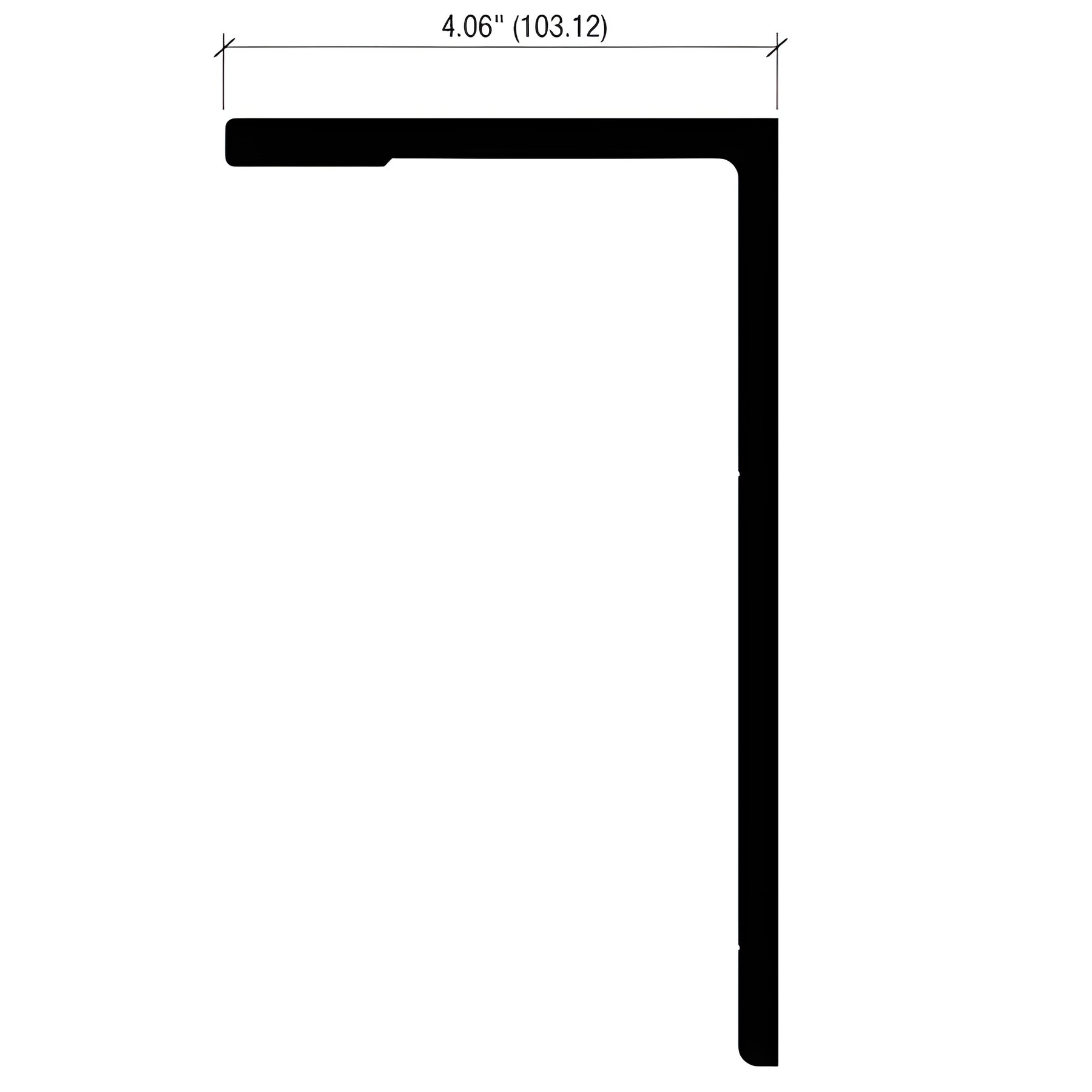 CRL-U.S. Aluminum StormWall XL L-Anchor Used With XL500 and XL510 Mullions - Pk/10