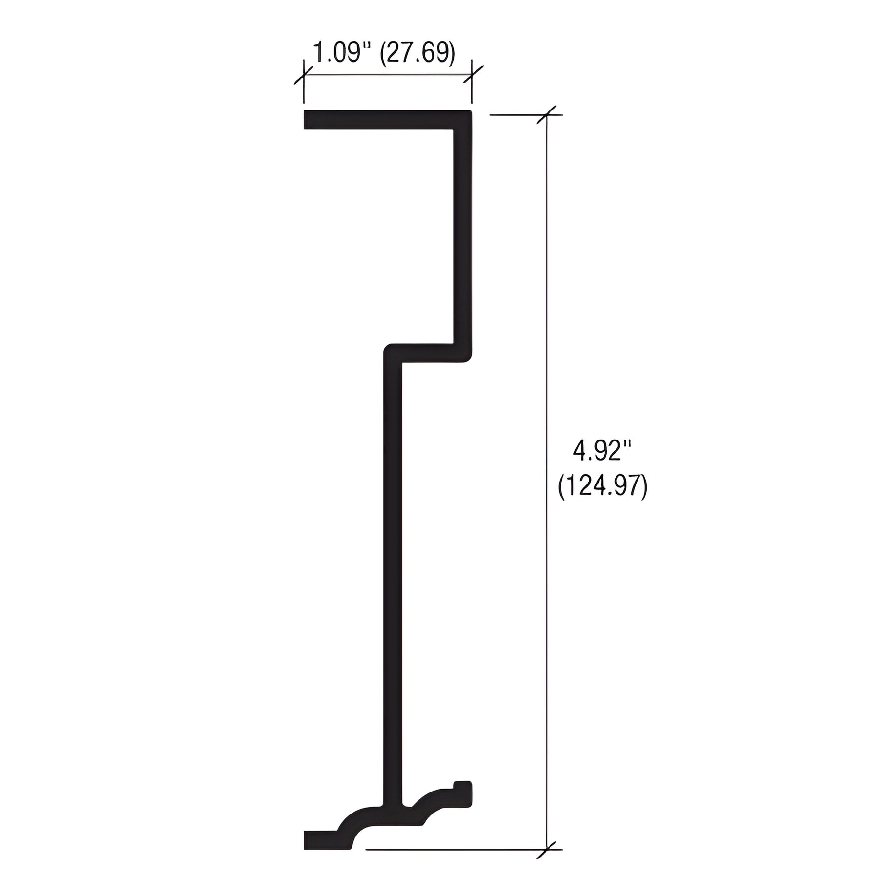 CRL-U.S. Aluminum StormWall XL Splice Sleeve for Captured Vertical Mullions - Pk/20