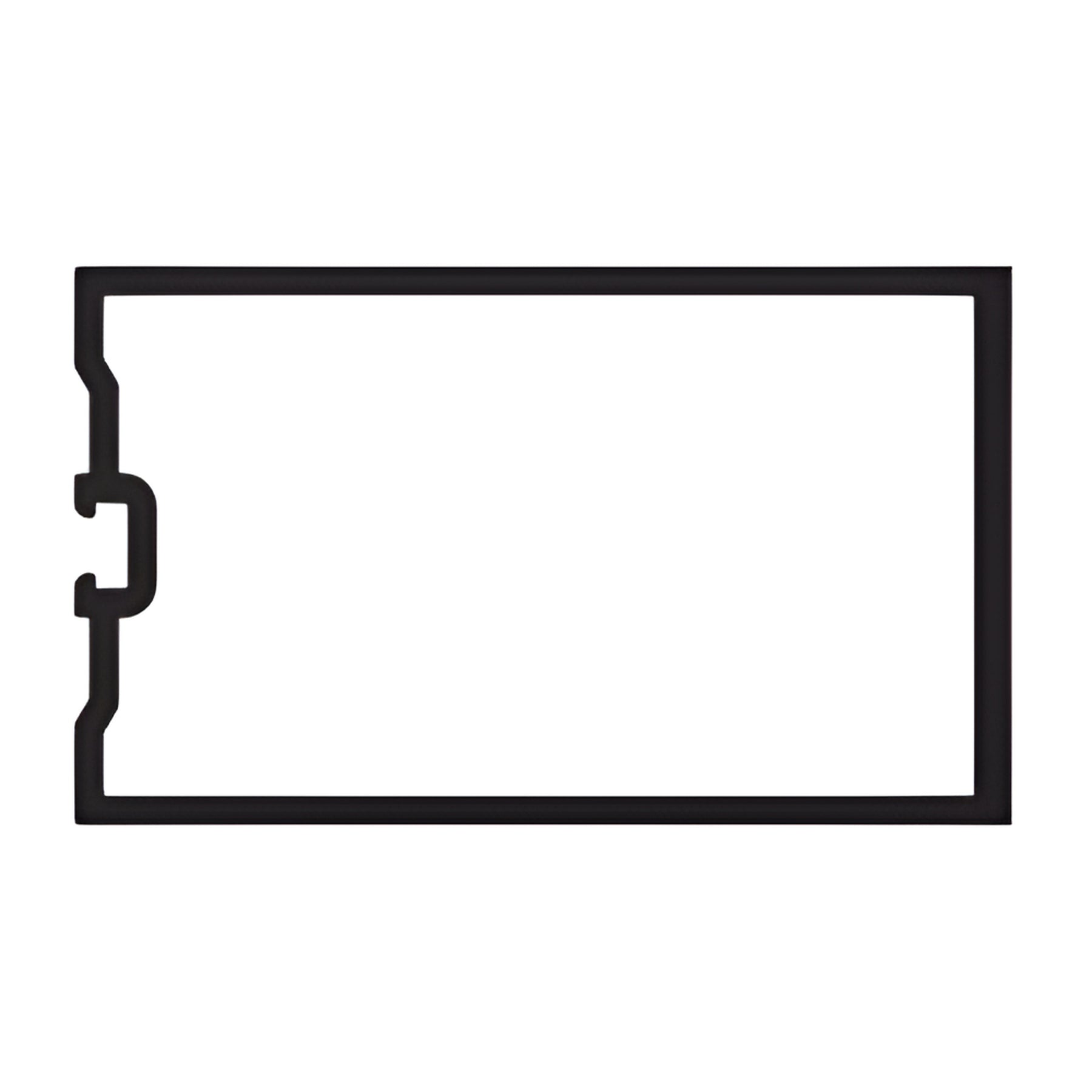 CRL-U.S. Aluminum Vertical Mullion - 24'-2", Clear Anodized Class 1