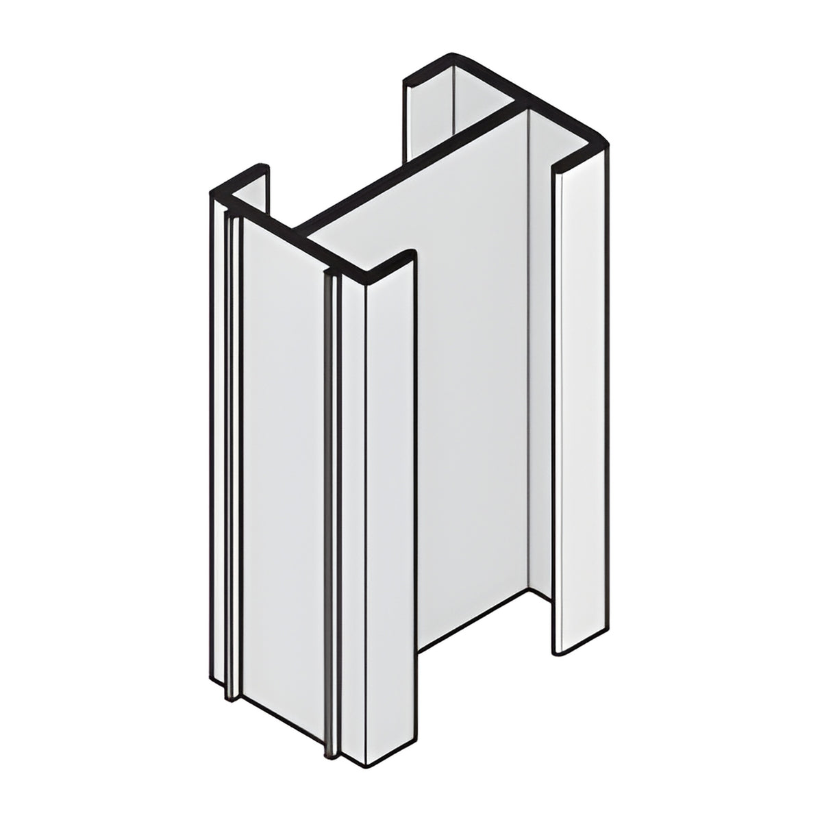 CRL-U.S. Aluminum Vertical Splice Sleeve-12/Pk