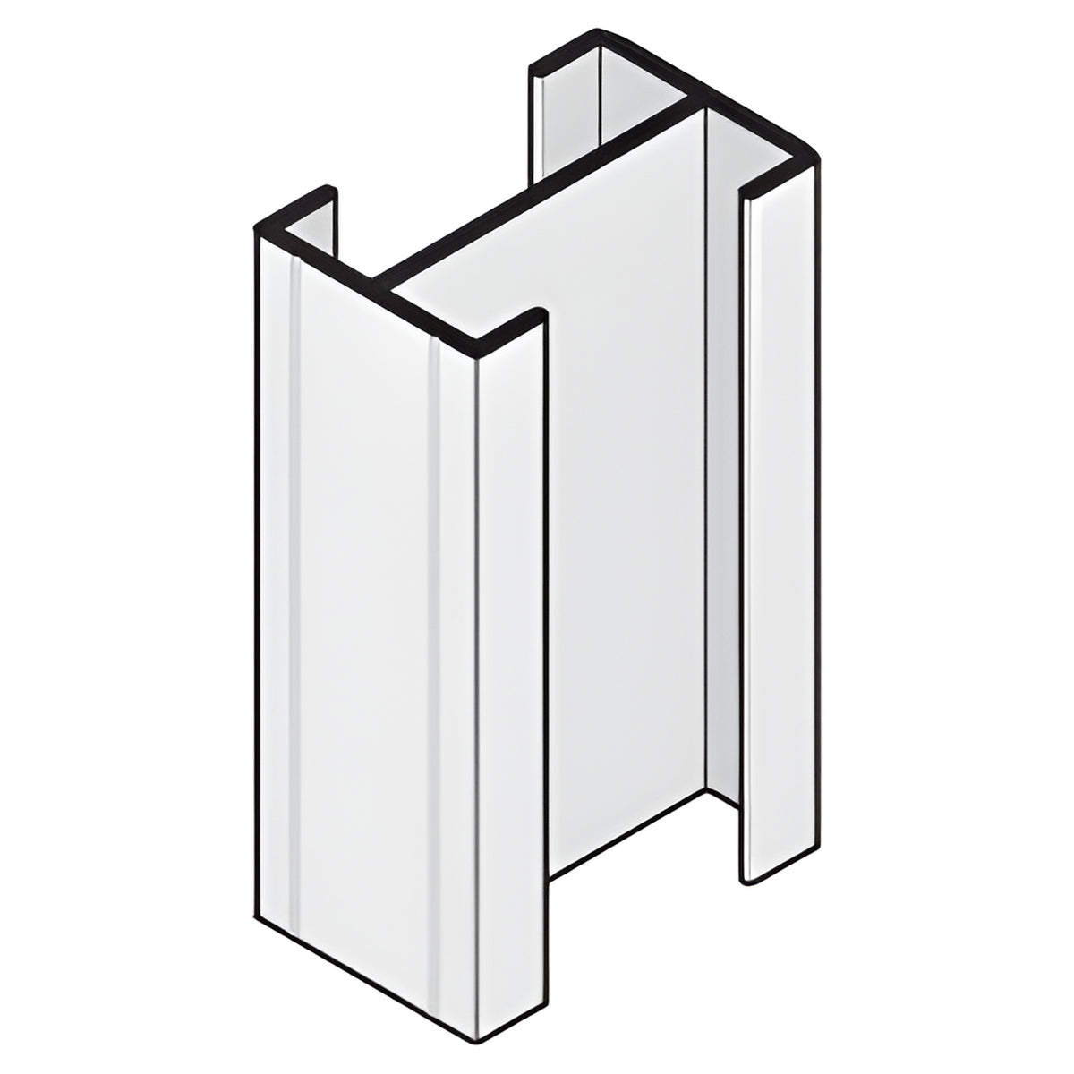 CRL-U.S. Aluminum Vertical Splice Sleeve- 12/Pk