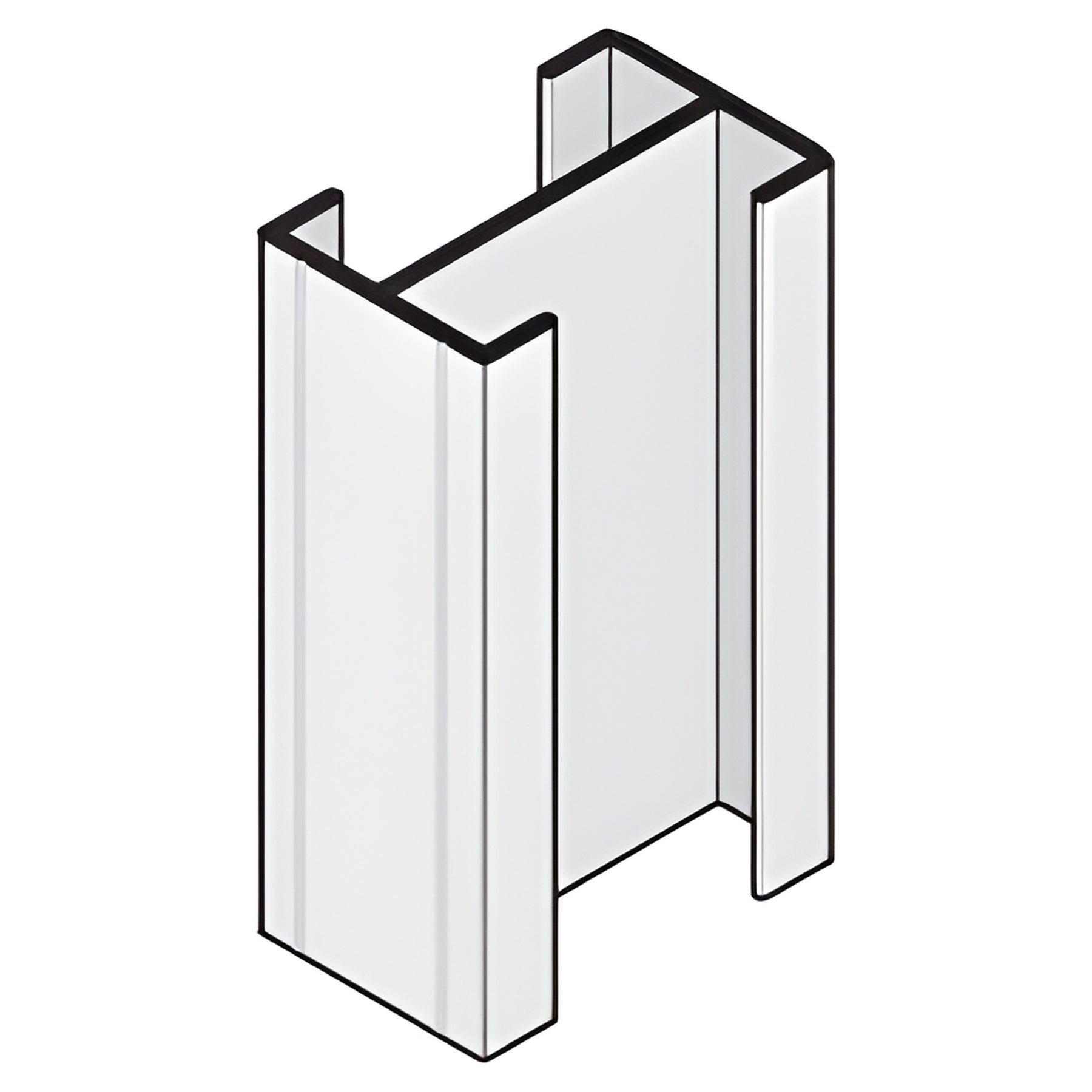 CRL-U.S. Aluminum Vertical Splice Sleeve- 12/Pk