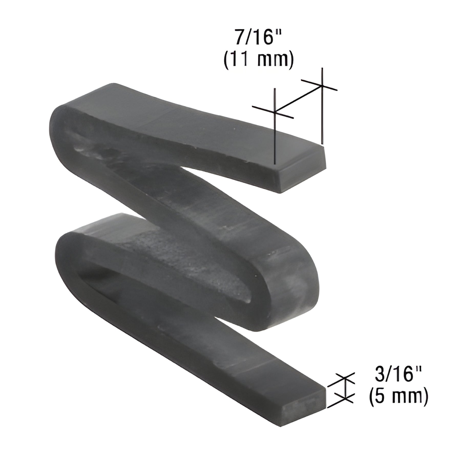 CRL-U.S. Aluminum 'W' Anti-Walking Block- 50/Pk
