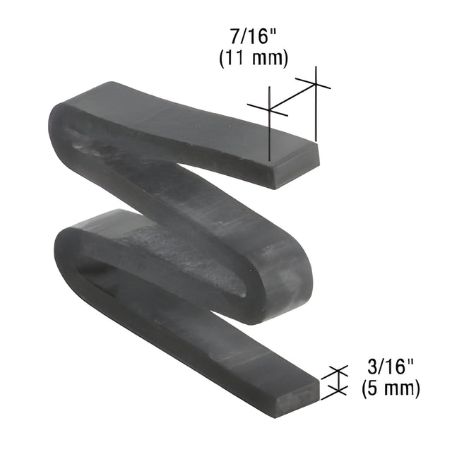 CRL-U.S. Aluminum 'W' Anti-Walking Block- 50/Pk