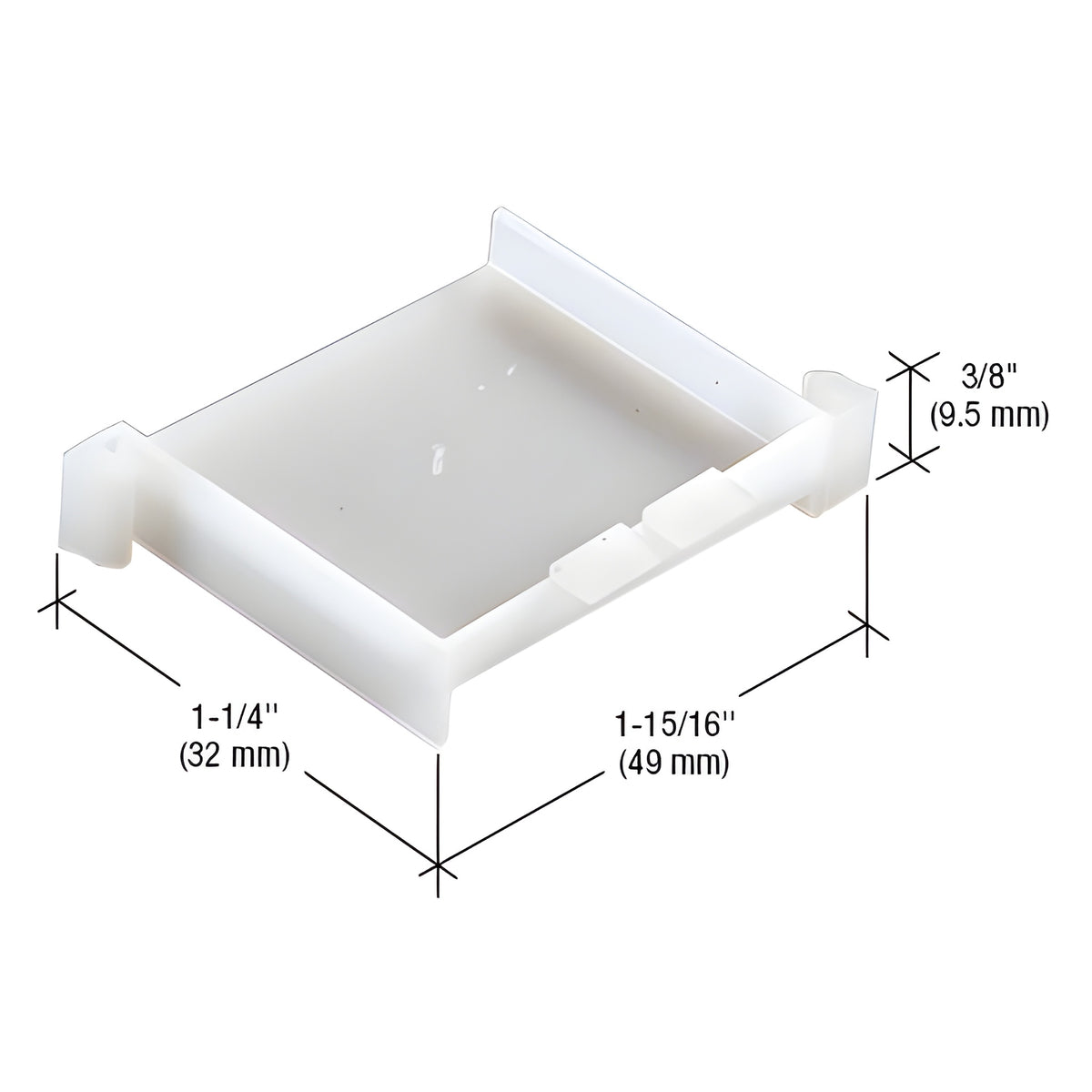 CRL-U.S. Aluminum Water Deflector Used With IG626 and BT815- 50/Pk