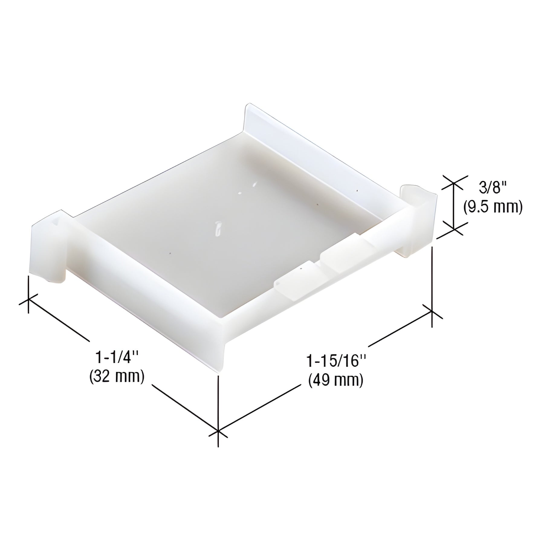 CRL-U.S. Aluminum Water Deflector Used With IG626 and BT815- 50/Pk