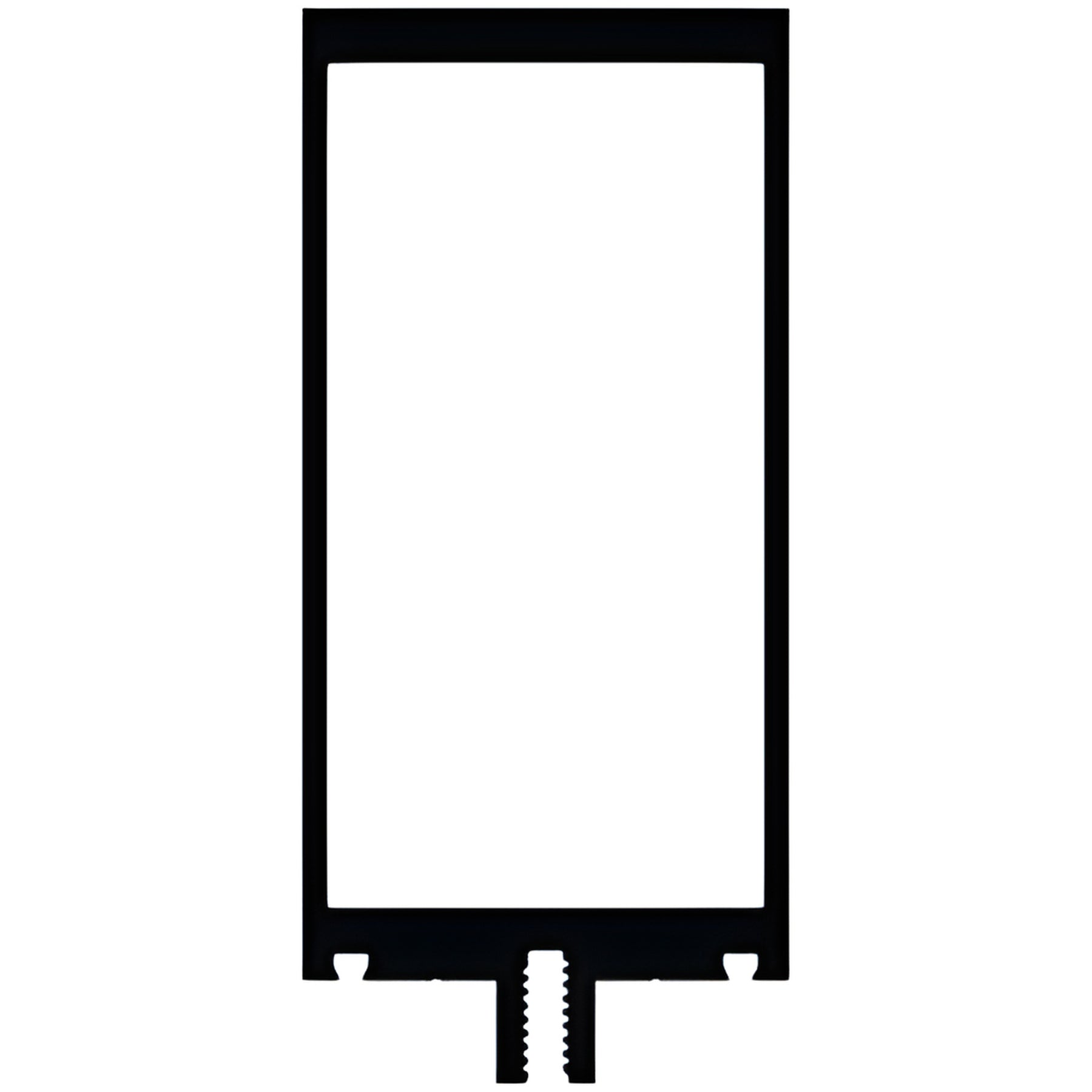 CRL-U.S. Aluminum White KYNAR® Paint 5" Vertical Mullion - 24'-2"