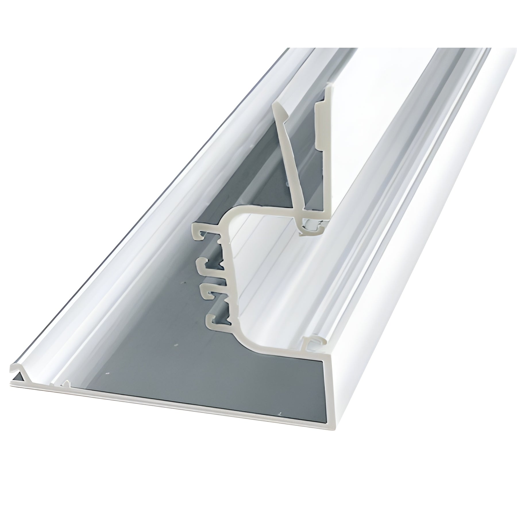 CRL-U.S. Aluminum White KYNAR® Paint 90º Corner, Female Mullion, Dual Thermally Improved - 24'-3"