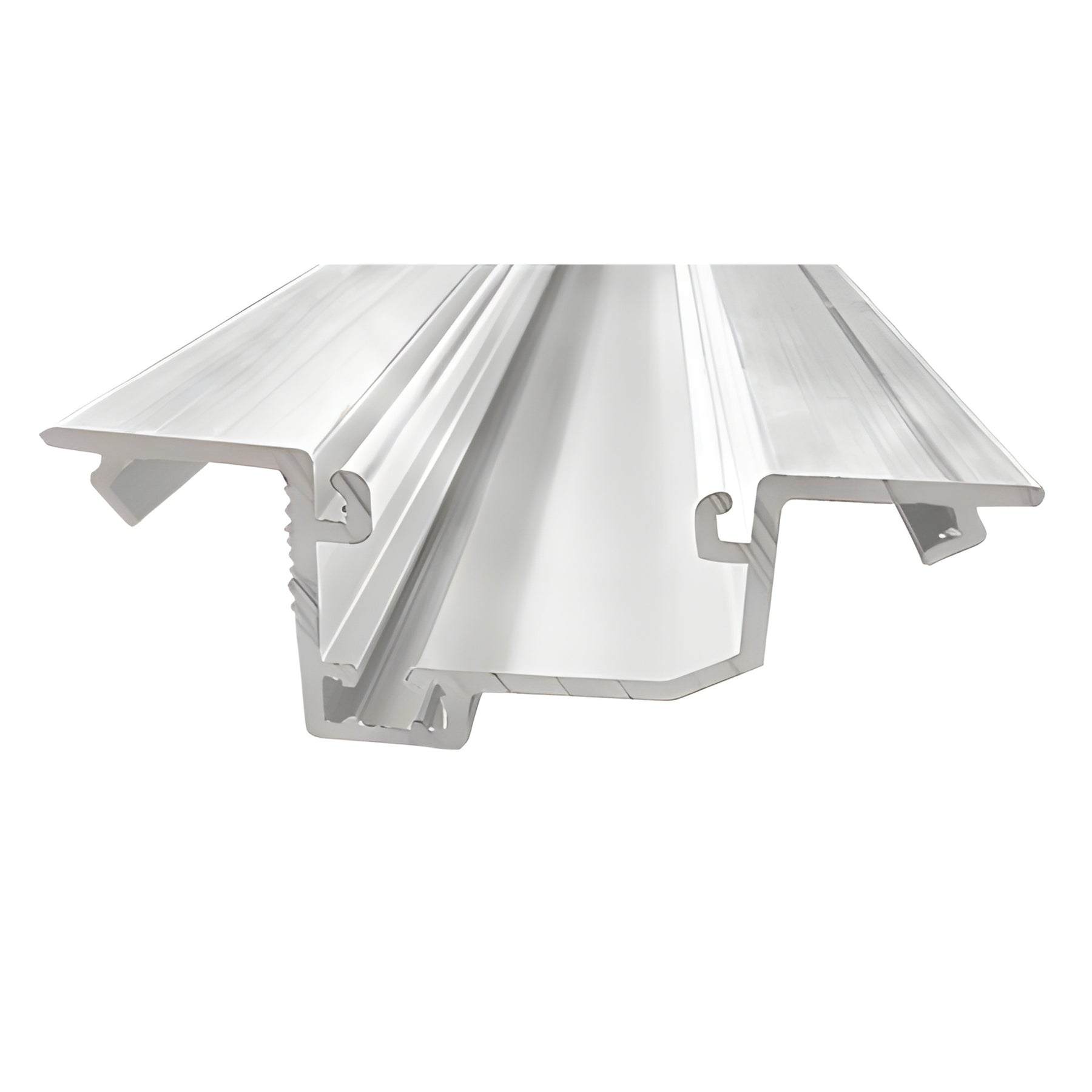 CRL-U.S. Aluminum White KYNAR® Paint Deep Pocket Filler 135 Degree Corner, Thermally Improved - 24'-3"