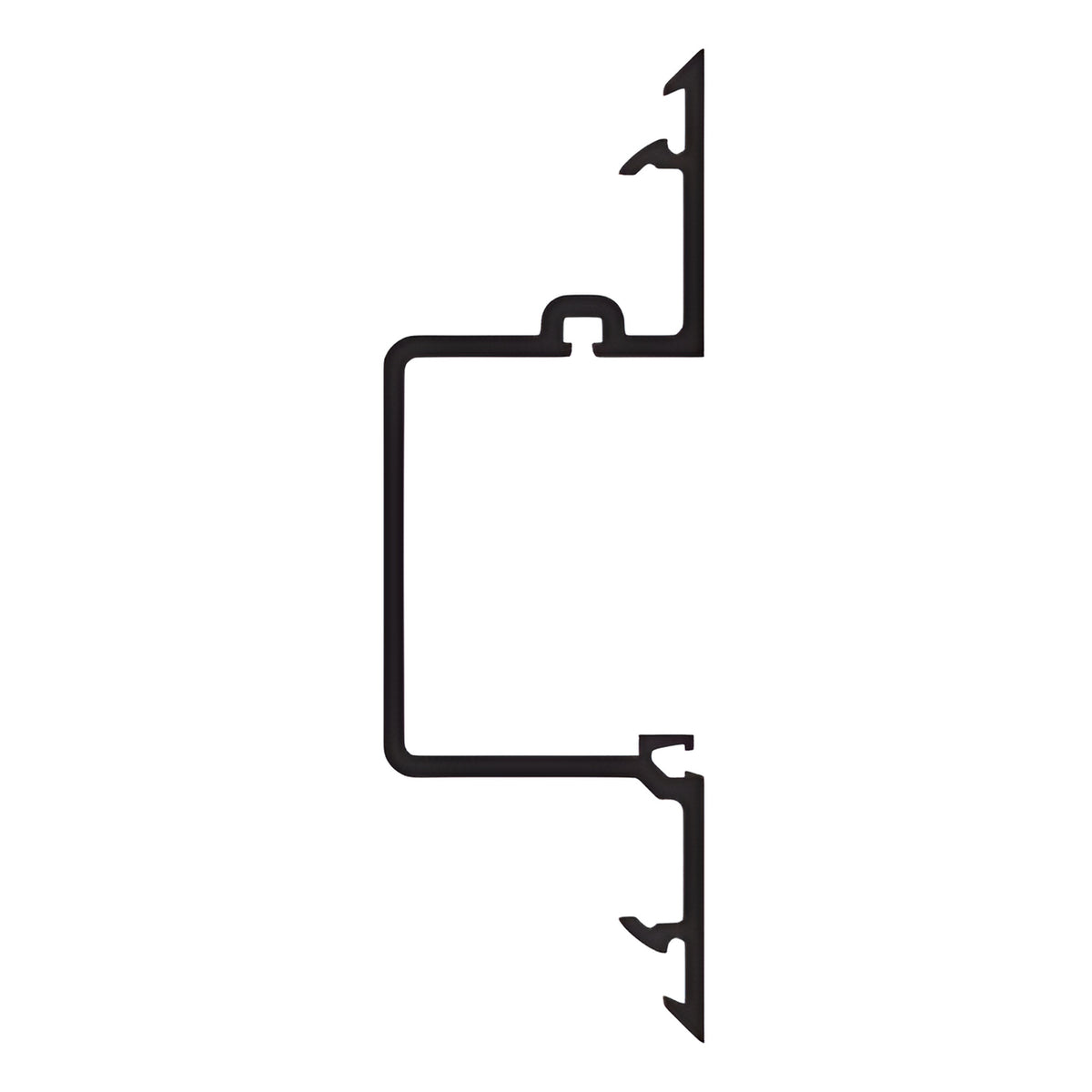 CRL-U.S. Aluminum White KYNAR® Paint Deep Pocket Insert for 1-5/16" Glass - 24'-2"