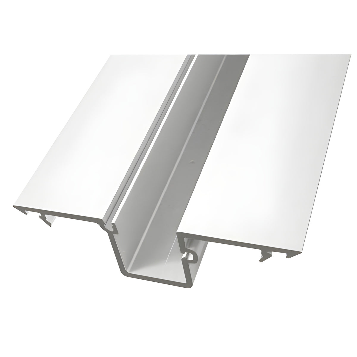 CRL-U.S. Aluminum White KYNAR® Paint Deep Pocket Insert for 9/16" Glass - 24'-2"