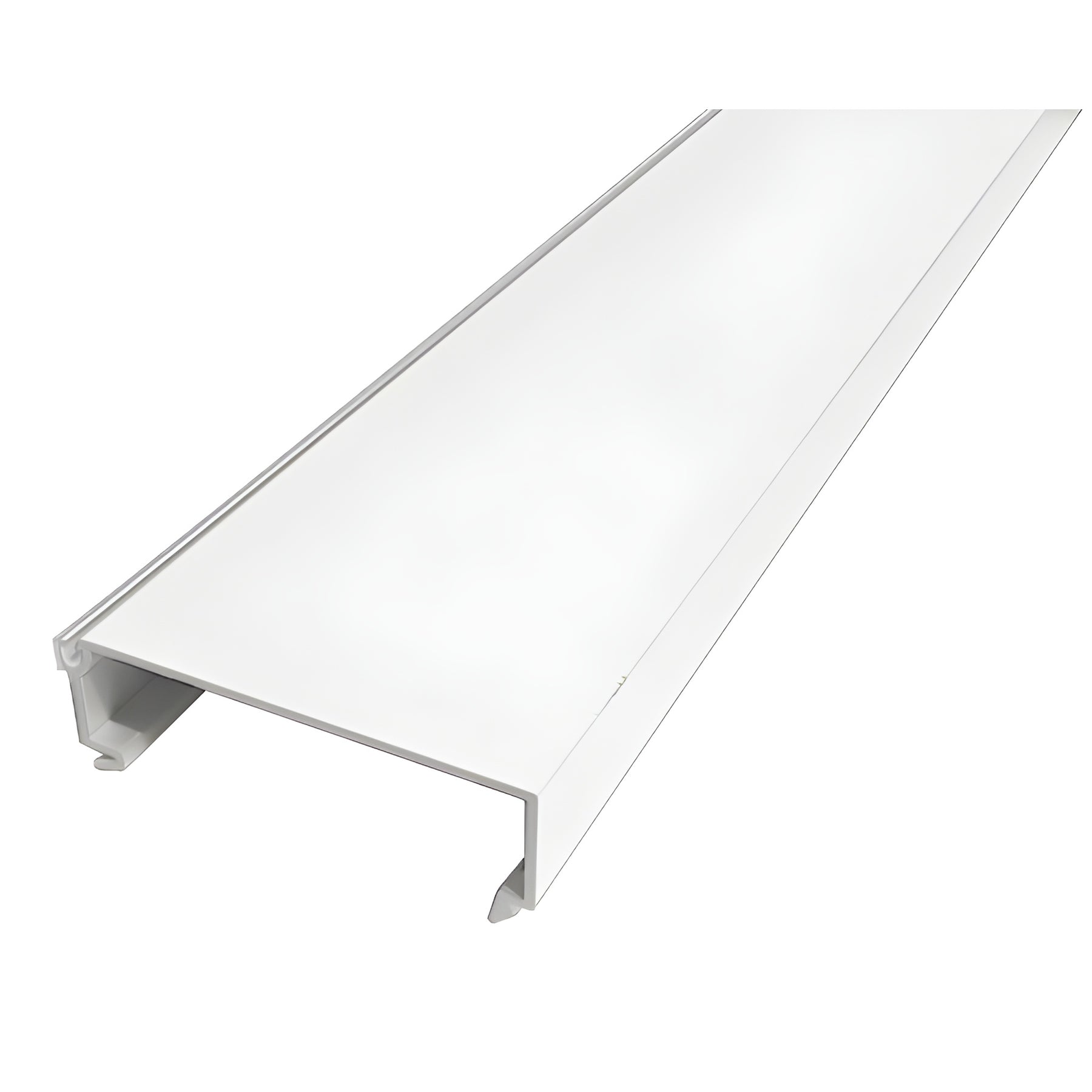 CRL-U.S. Aluminum White KYNAR® Paint Interior Glass Stop - 24'-2"