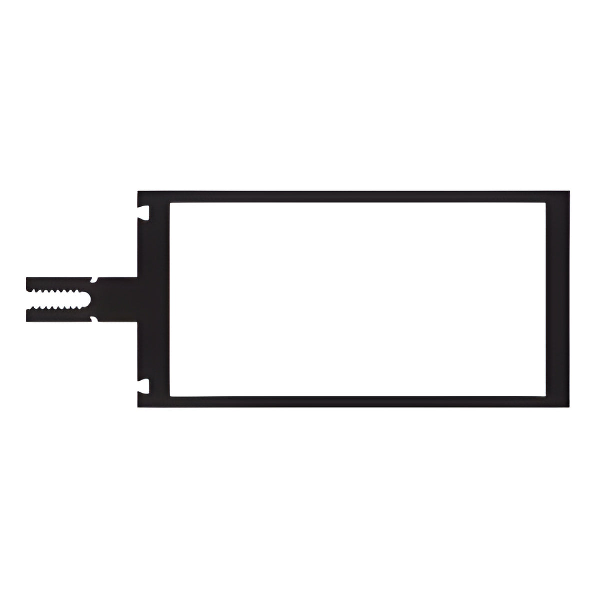 CRL-U.S. Aluminum White KYNAR® Paint Vertical Mullion, 2-1/2" x 5" - 24'-2"