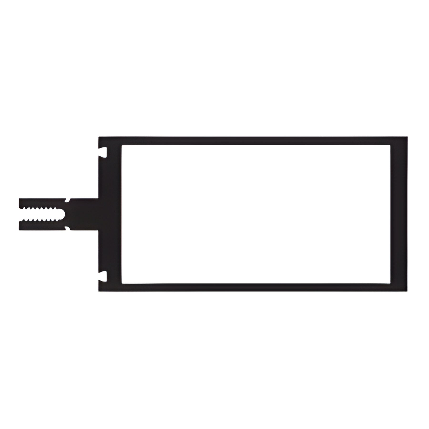 CRL-U.S. Aluminum White KYNAR® Paint Vertical Mullion, 2-1/2" x 5" - 24'-2"