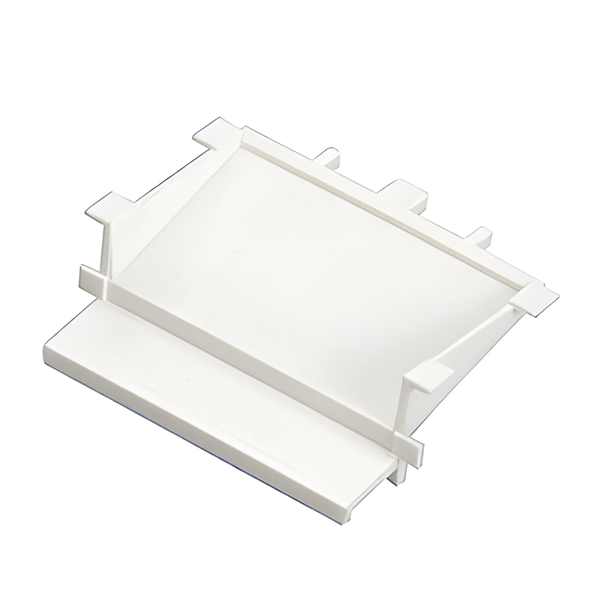 CRL-U.S. Aluminum White Water Diverter for Structural Glazed Horizontals - 50/Pk