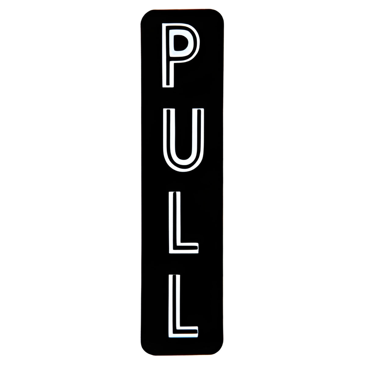 CRL Vertical "PULL" Decal