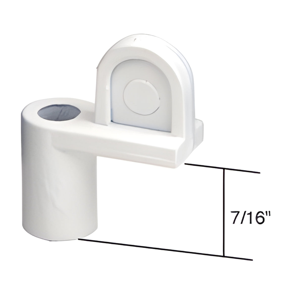 CRL White 7/16" Diecast Window Screen Clips - Carded