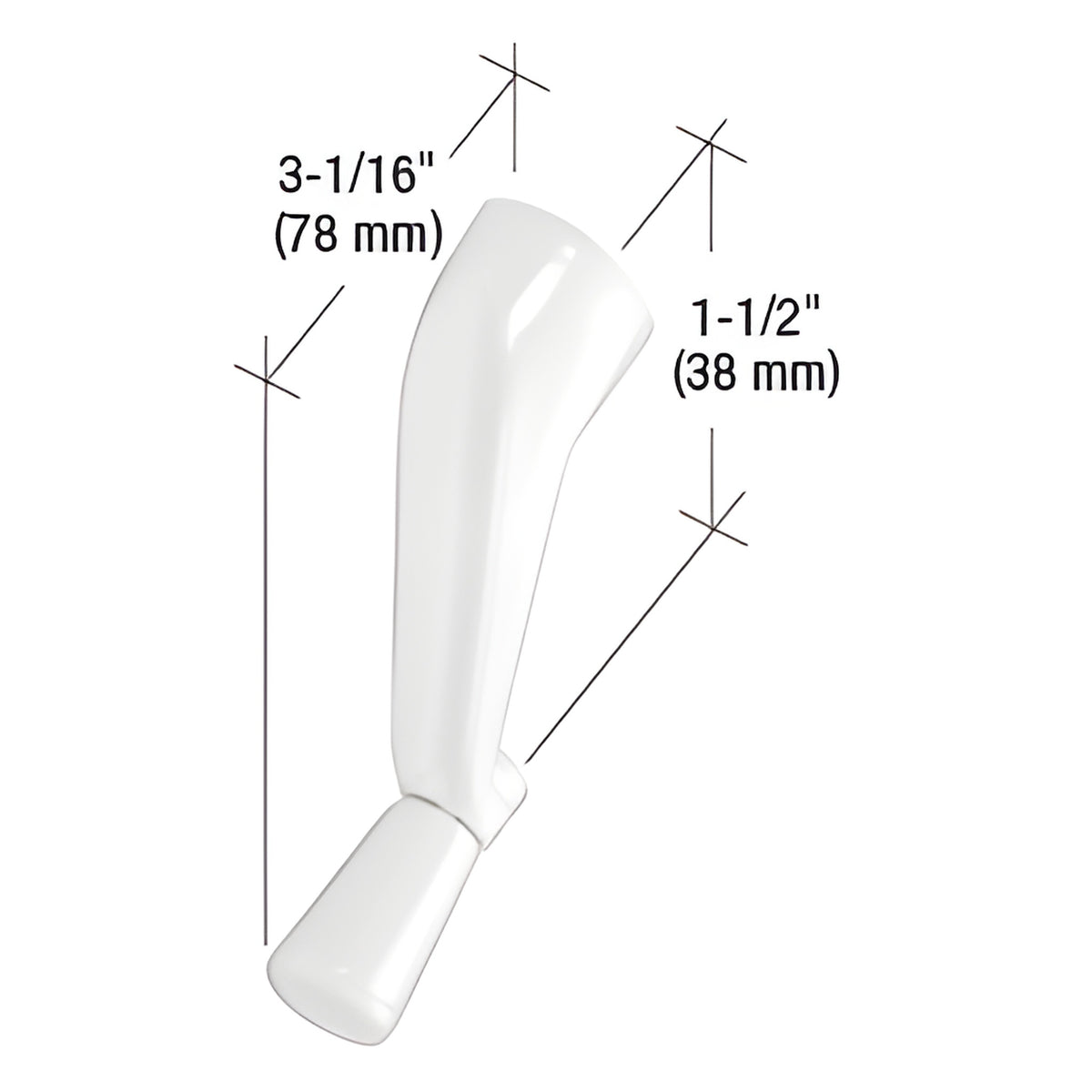 CRL White Crank Handle for Andersen Windows