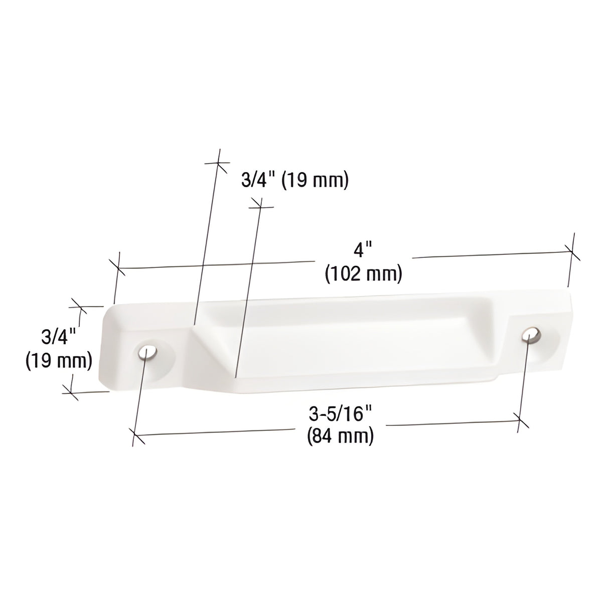 CRL White Deluxe Window Sash Lift