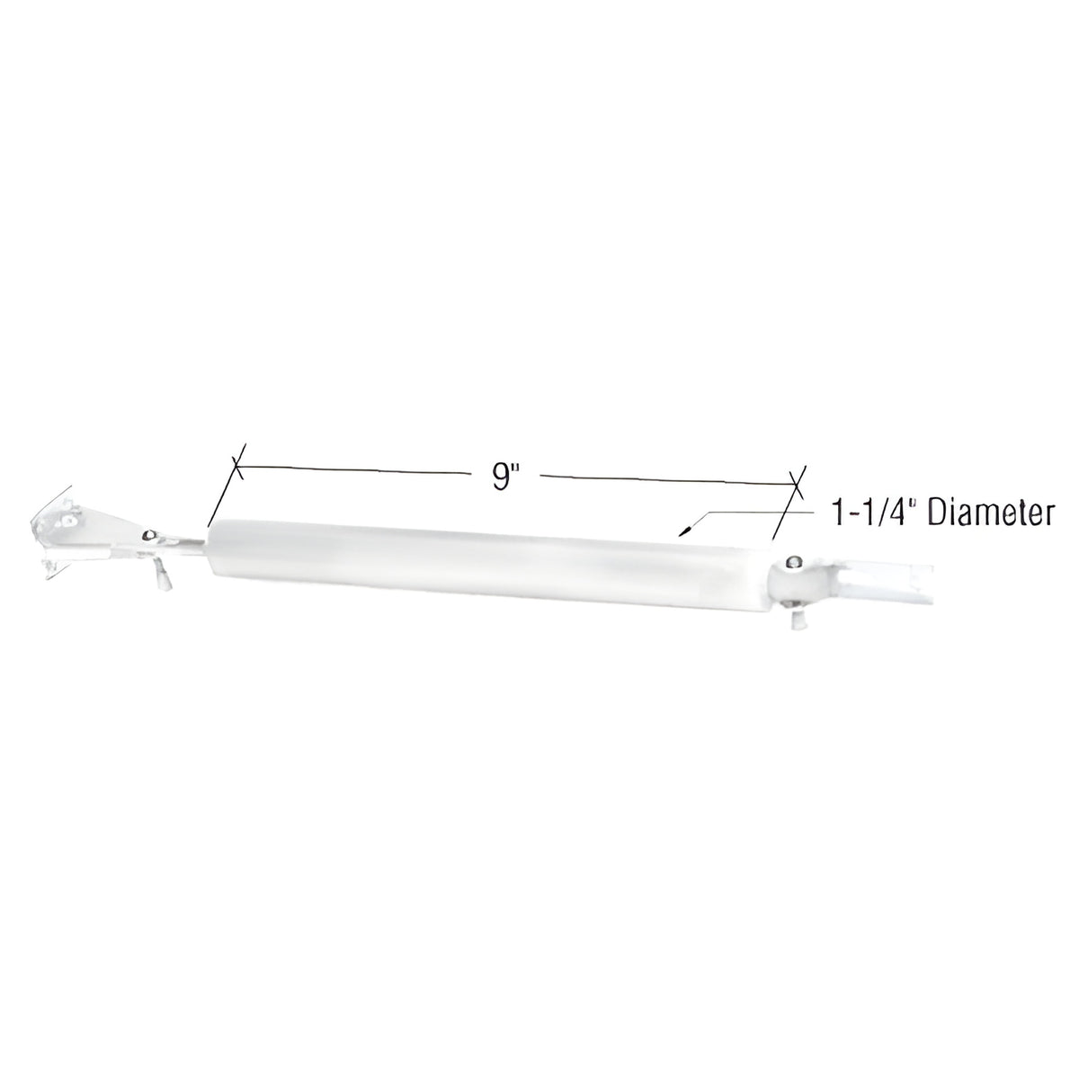 CRL White Medium Duty Screen Door Pneumatic Closer