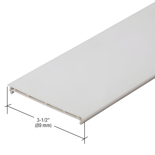 CRL White PVC Flush Insert - 96"