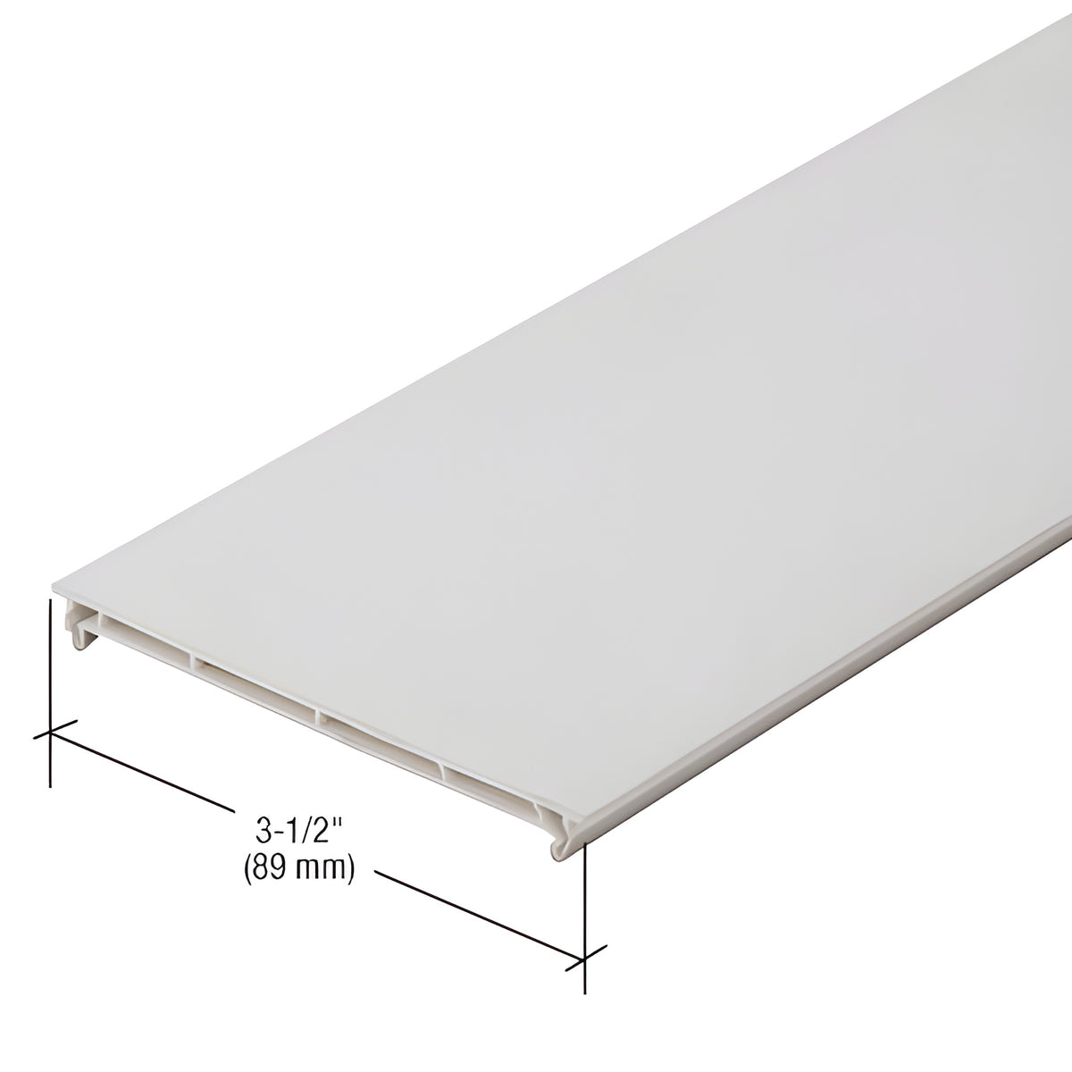 CRL White PVC Flush Insert - 96"
