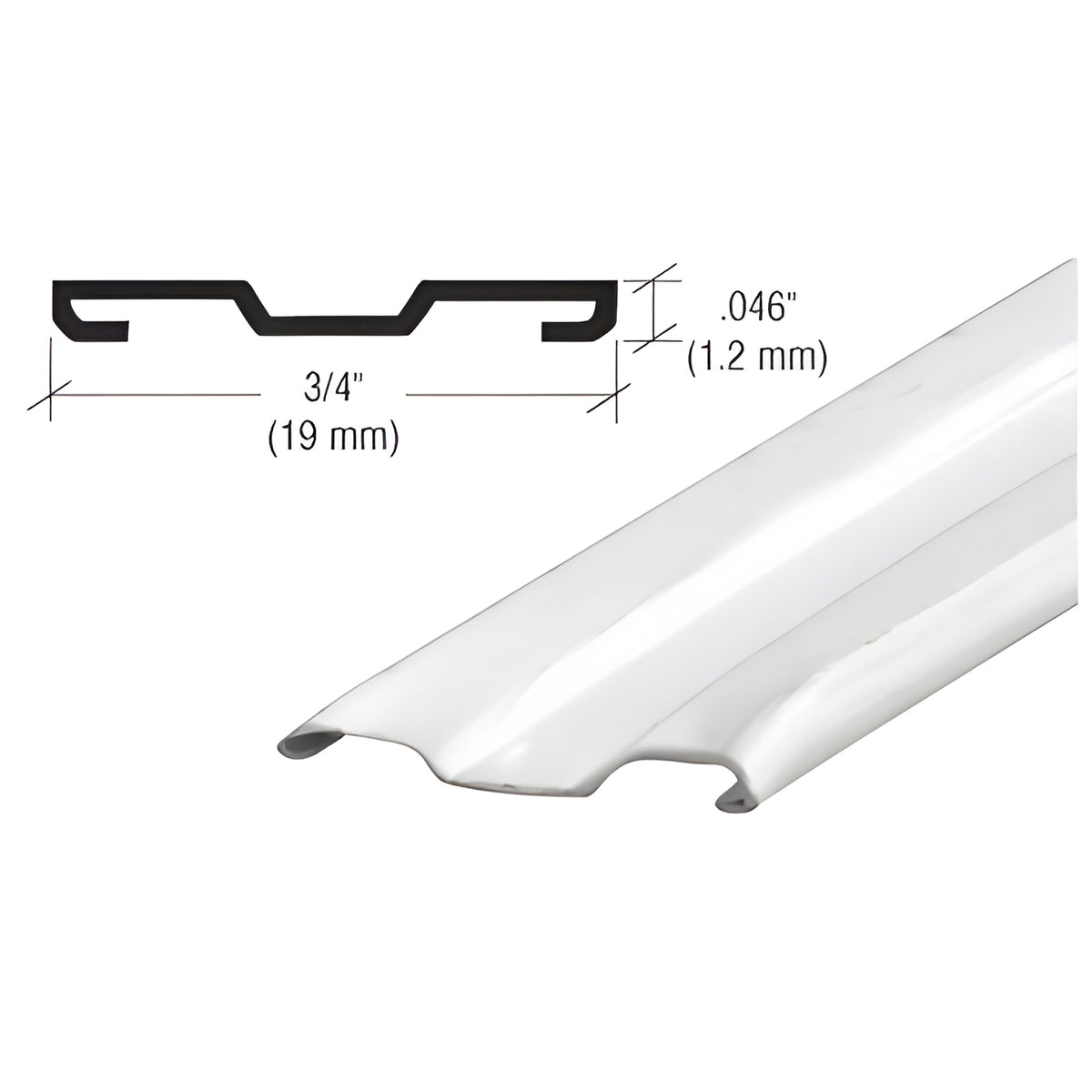 CRL White Ribbed Aluminum Grid
