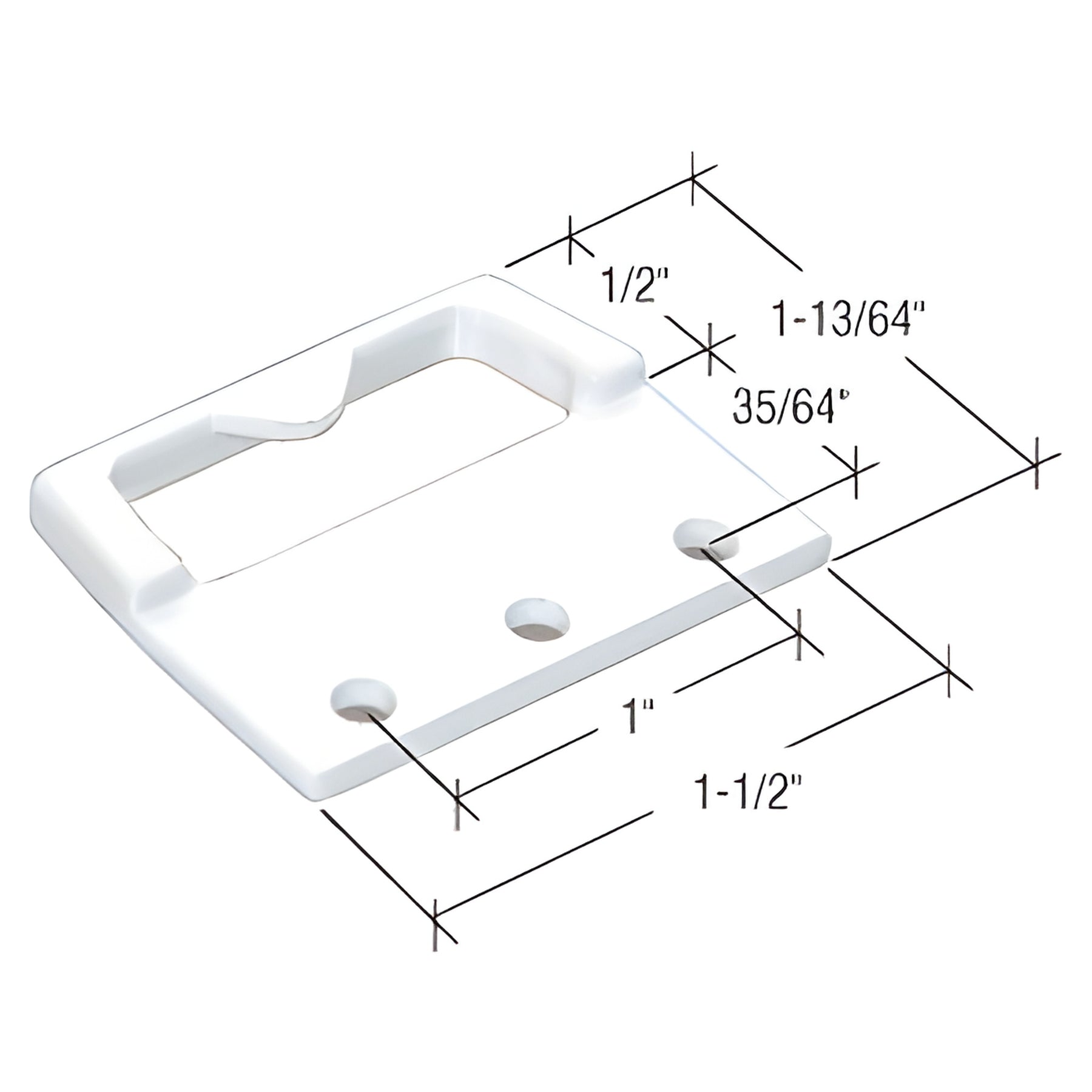 CRL White Sash Lock Keeper