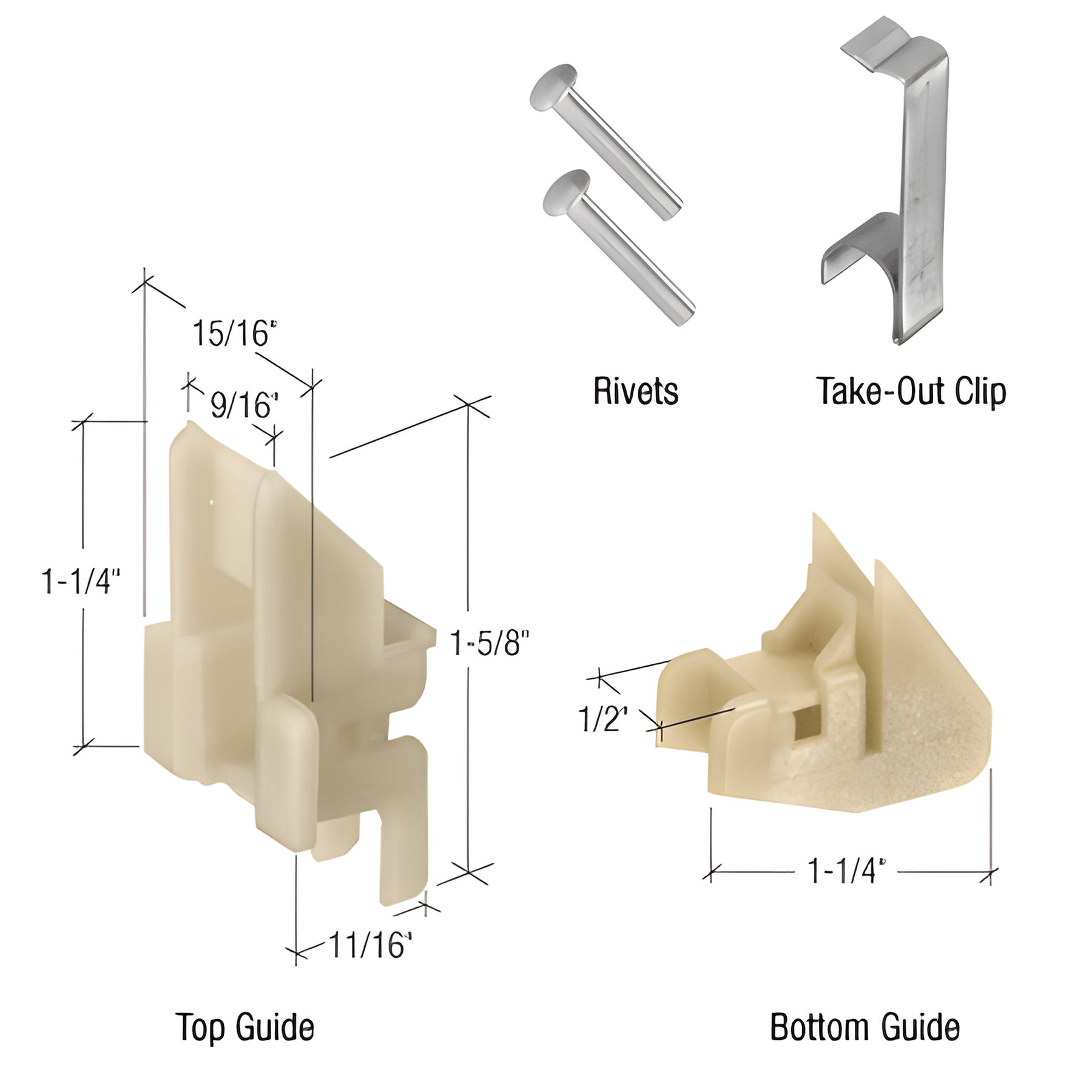 CRL Window Channel Balance Repair Kit