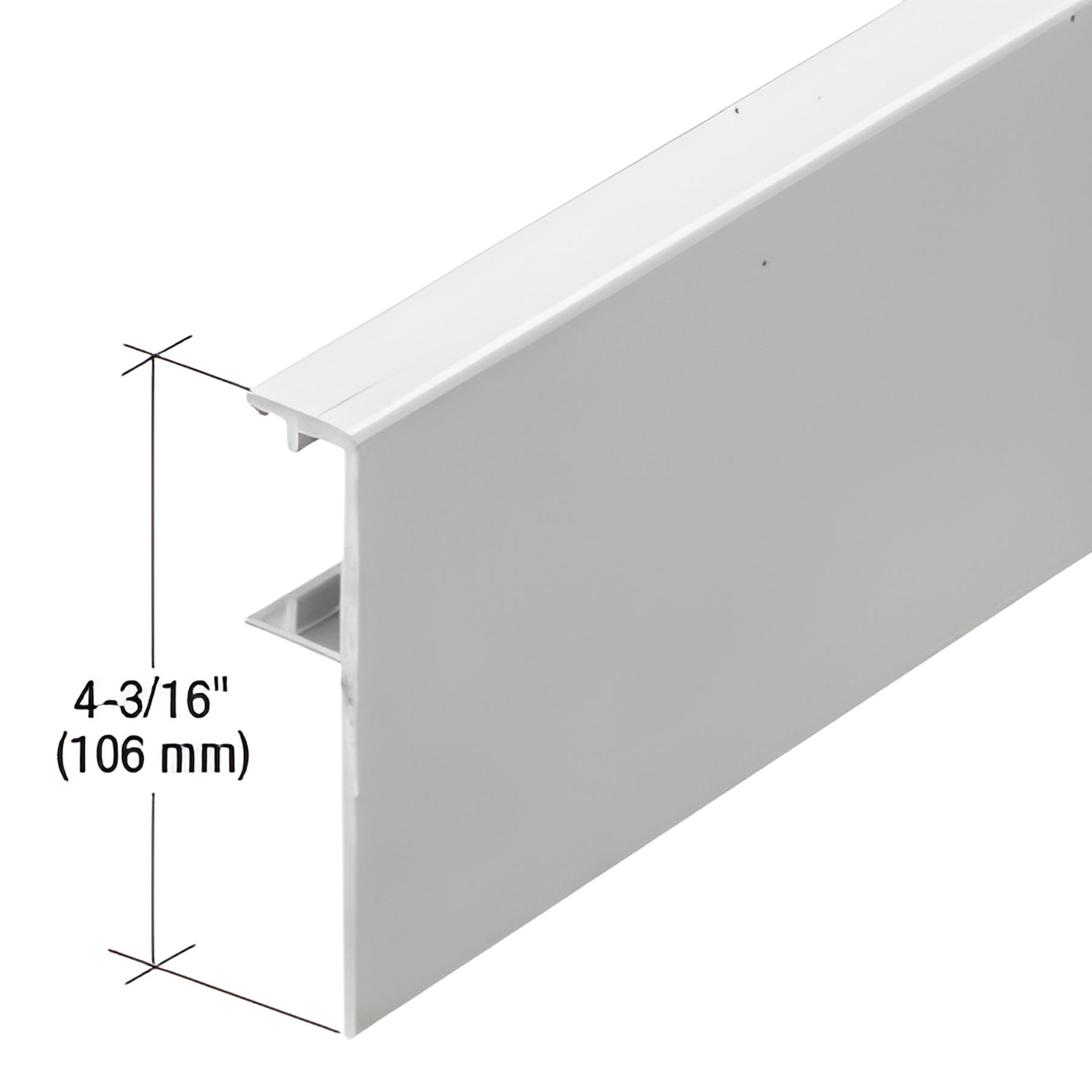 CRL70 Satin Anodized Series Track Cover for Wood Doors - 118"