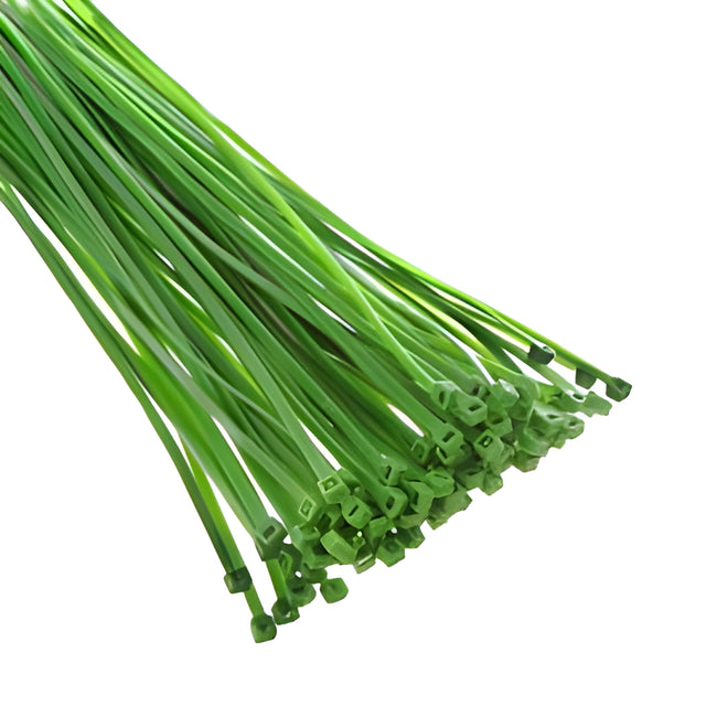 Cable Ties, 11", 50 Lbs Tensile Strength, Green – 100/Bag