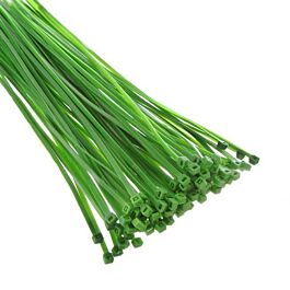Cable Ties, 11", 50 Lbs Tensile Strength, Green- 100 / Bag