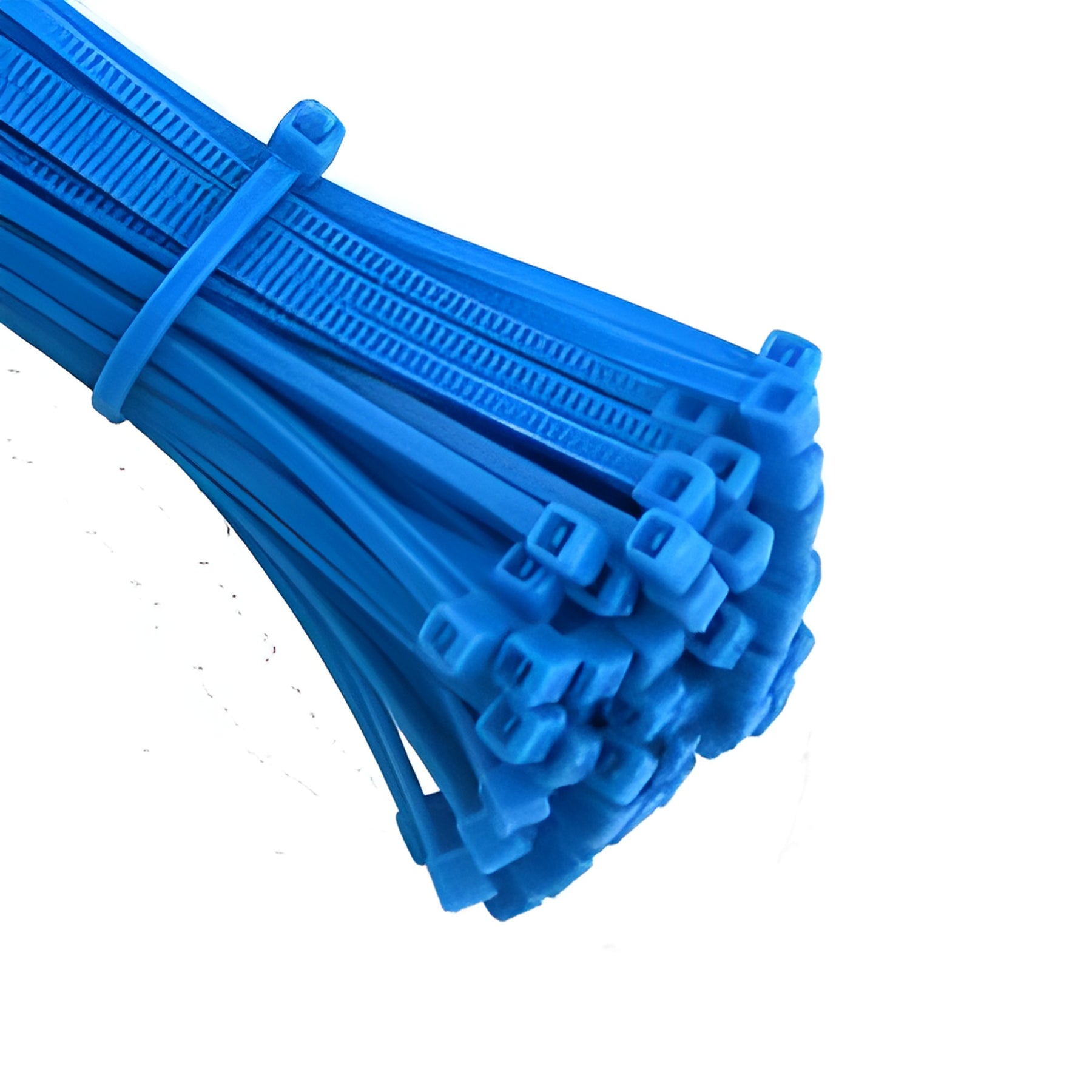 Cable Ties, 4", 18 Lbs Tensile Strength, Blue- 100 / Bag