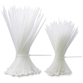Cable Ties, 8", 50 Lbs Tensile Strength, Natural Colour - 1000 / Bag