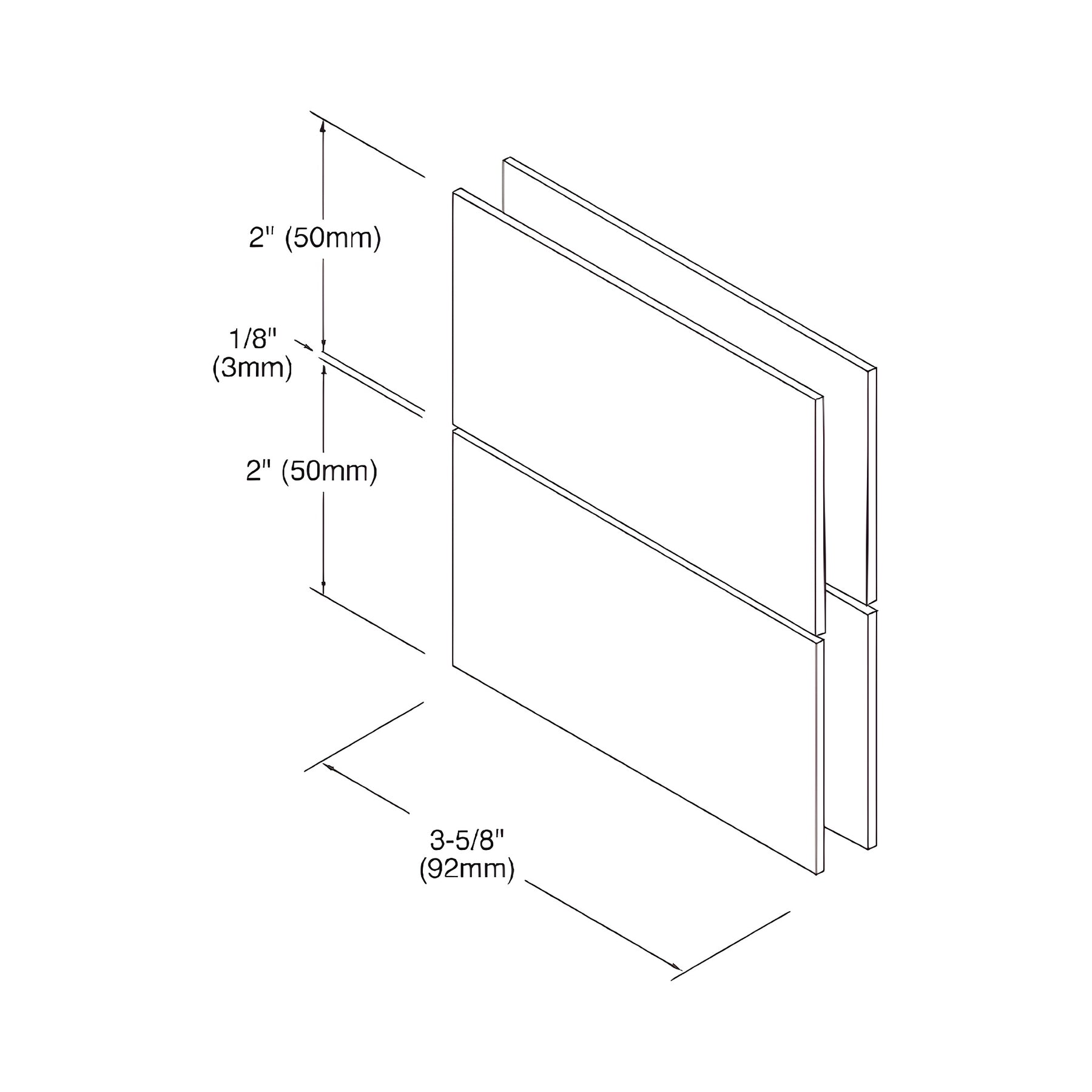 CRL Oil Rubbed Bronze Cardiff Series Glass-to-Glass Mount Hinge