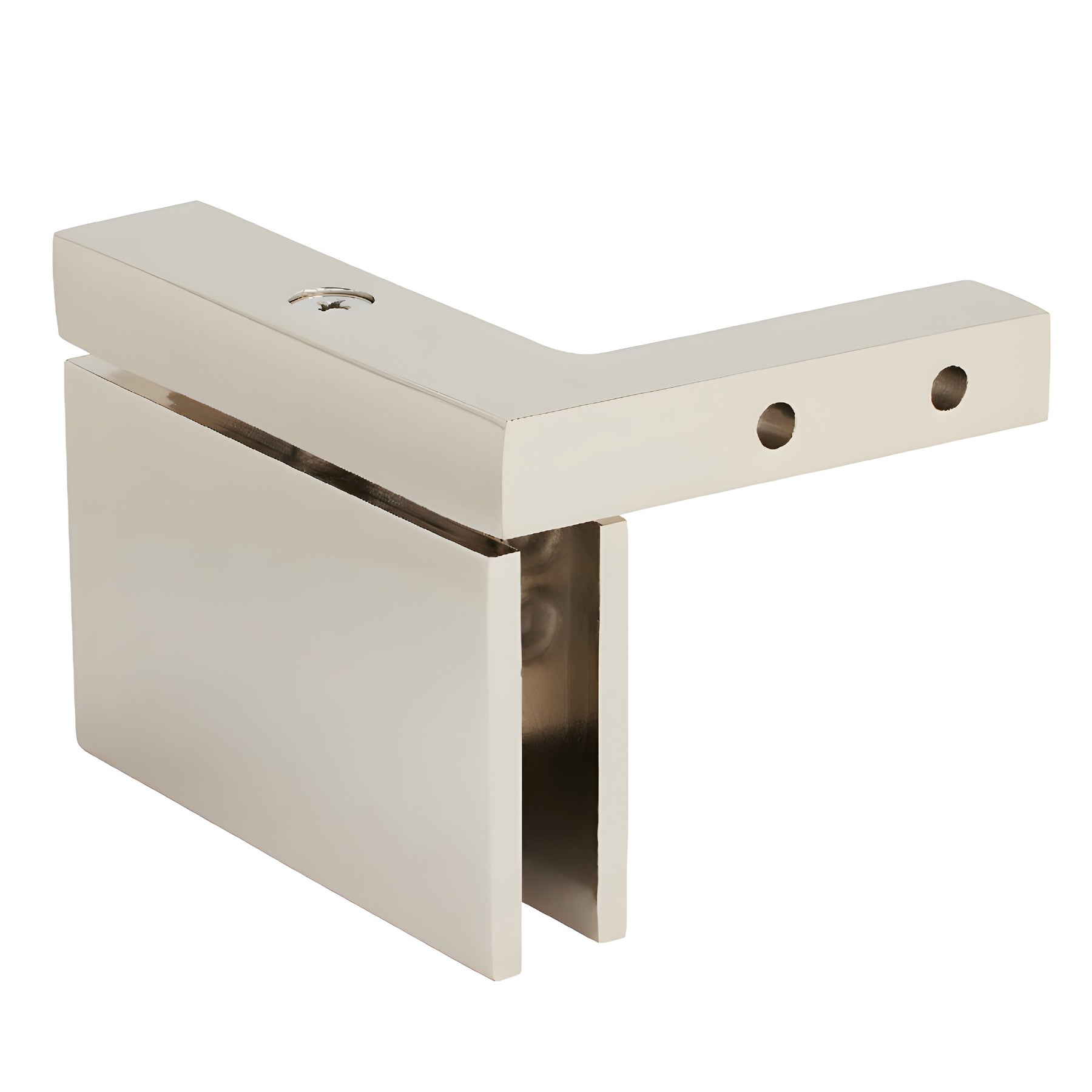 CRL Polished Nickel Cardiff Series Right Hand Mount Hinge