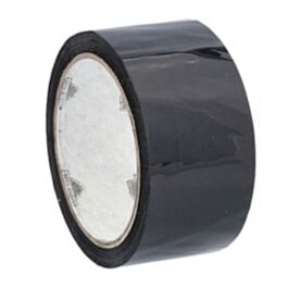 Carton Sealing Tape 48mm x 100m, 2.0 mil, Black- 36 Rolls/ Case