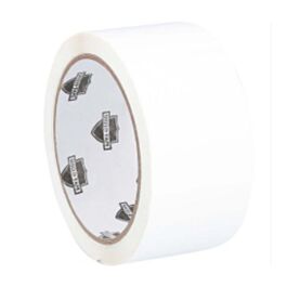 Carton Sealing Tape 48mm x 100m, 2.0 mil, White- 36 Rolls/ Case