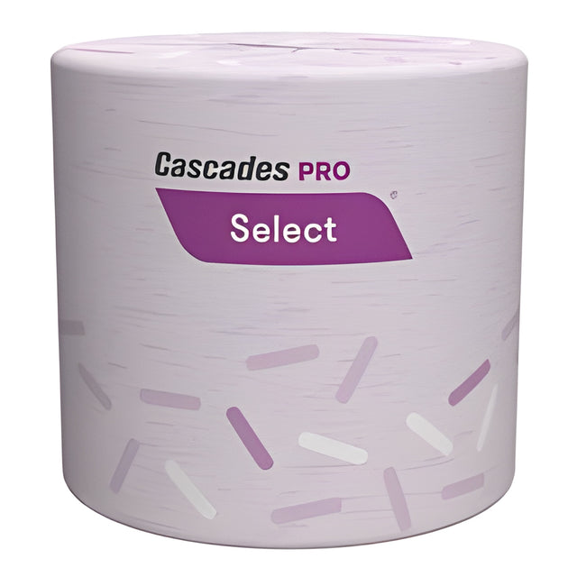 Cascades B040 PRO Select Standard Bath Tissue, 2-Ply, White 500 Sheets / Roll- 96 Rolls / case