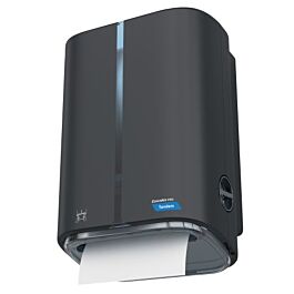 Cascades PRO Tandem Mechanical No-Touch Hand Towel Dispenser, Dark Gray- 1 Each
