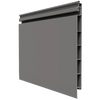 PVC Slatwall Panel Kit – 8 ft, 32 sq ft | Comtrad - PVC slatwall panel kit for wall-mounted storage and organization - SPK-6-8-1P-WHT-8