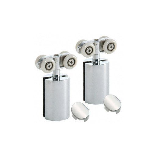 CRL Chrome 60" Hydroslide 180-Degree Sliding Shower Door Kit – Frameless Glass Shower Hardware for Modern Bathrooms