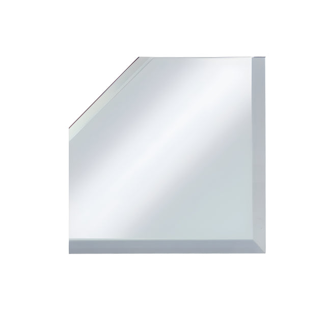 CRL Clear Mirror Glass 3" Mitered Corner Beveled on 3 Sides